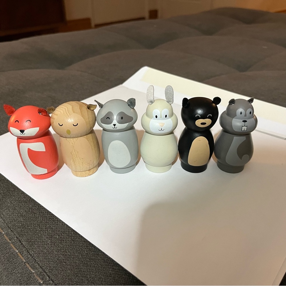 Hearth & Hand with Magnolia Woodland Animal Figurine Set, 6-piece